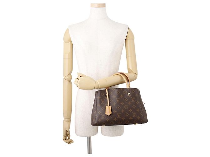 Borsa Louis Vuitton Monogram Montaigne BB - vista 4