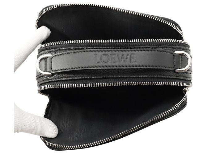 Loewe Black Grain Calf Leather Shoulder Bag - view 5