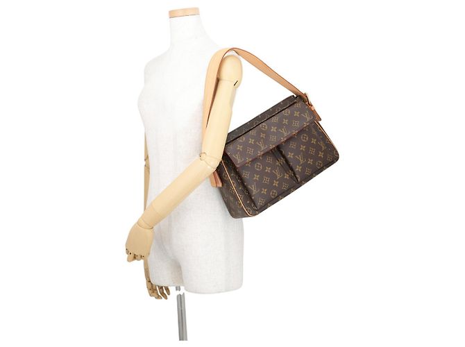 Borsa a tracolla Louis Vuitton Monogram Vivacite MM - vista 4