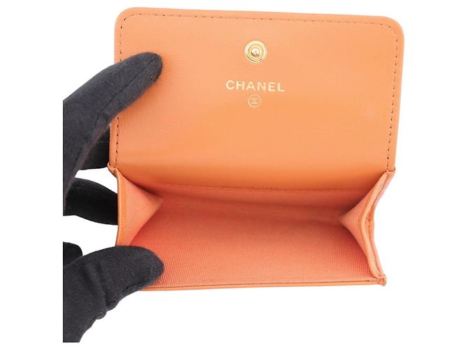 Tarjetero Chanel de piel de cordero - vista 5