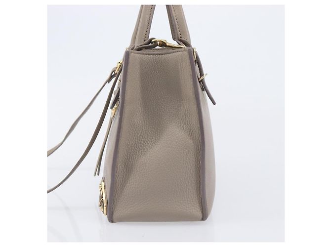 Balenciaga Papier A4 Zip Around Classic Studs Leather Mini - vista 3