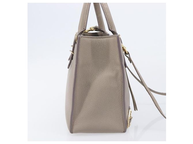 Balenciaga Papier A4 Zip Around Classic Studs Leather Mini - vista 4