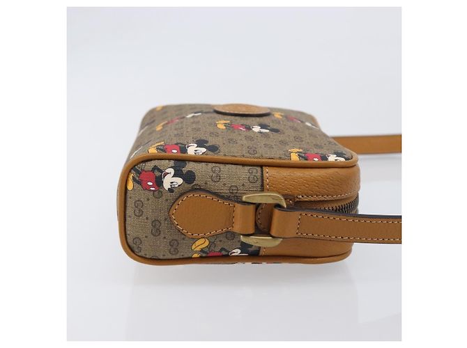 Gucci Disney Mickey Mouse Printed Mini GG Coated Canvas Mini - vista 3