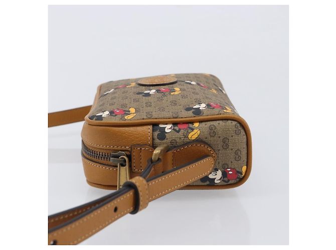 Gucci Disney Mickey Mouse Printed Mini GG Coated Canvas Mini - vista 4