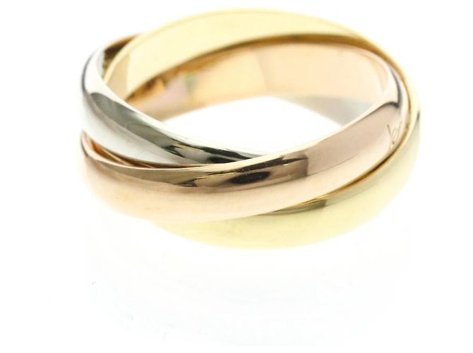 Cartier Trinity Oro Tricolore 18K Medium - vista 4