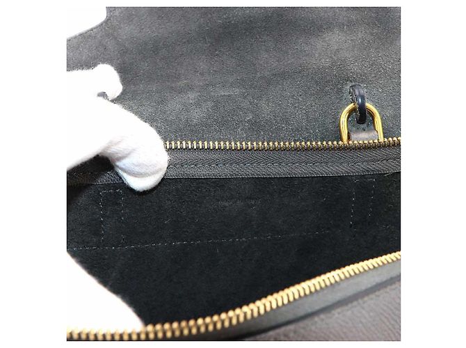 Céline Borsa a marsupio Celine in pelle grigia - vista 7