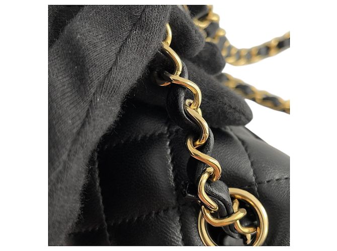 Borsa a tracolla con catena Chanel Nera - vista 11