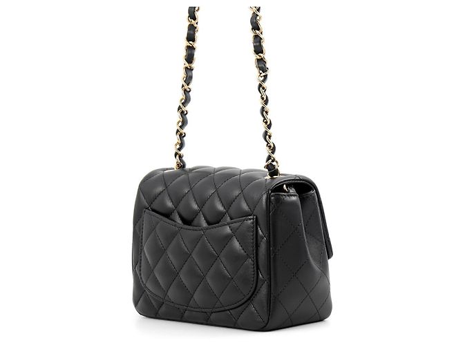 Borsa a tracolla con catena Chanel Nera - vista 2
