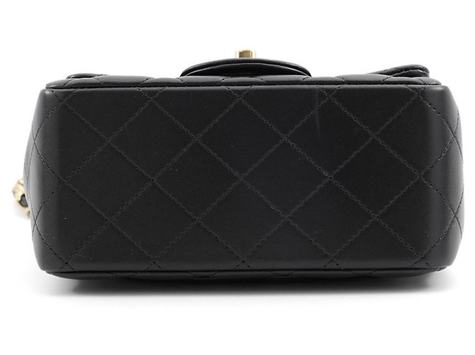 Borsa a tracolla con catena Chanel Nera - vista 3