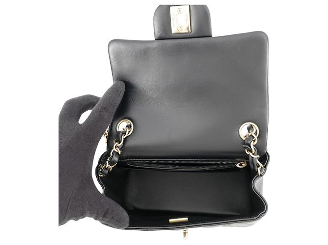 Borsa a tracolla con catena Chanel Nera - vista 5