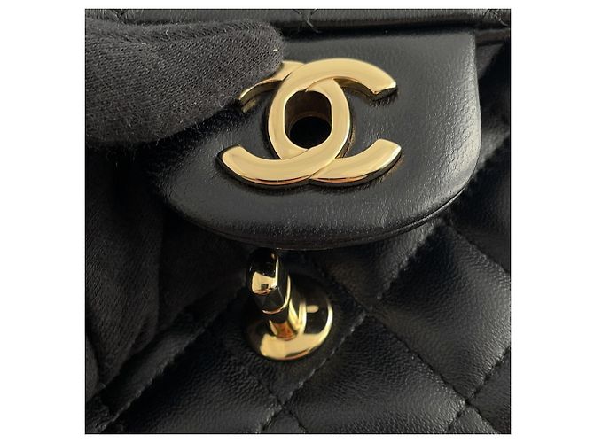Borsa a tracolla con catena Chanel Nera - vista 6