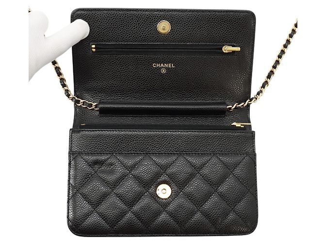 Portafoglio con catena Chanel Classic Matelassé - vista 6