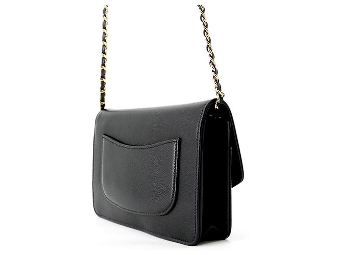 Portafoglio a Spalla con Catena Chanel Nero - vista 2