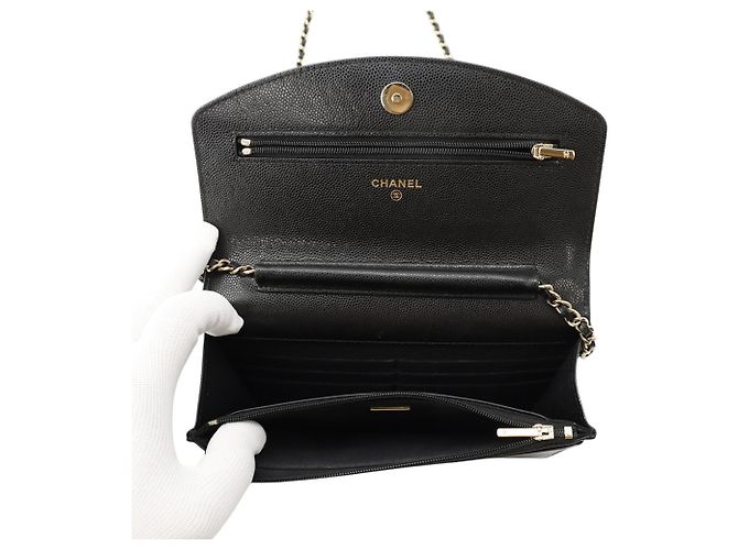 Portafoglio a Spalla con Catena Chanel Nero - vista 5