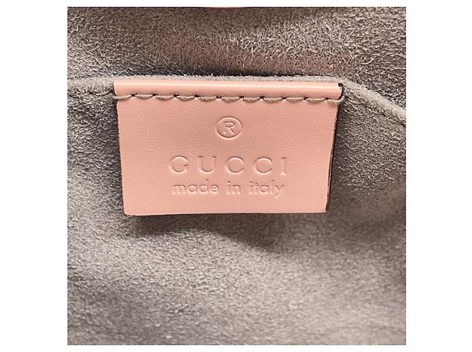 Bamboo Borsa a mano Gucci Nymphaea in pelle e bambù - vista 16
