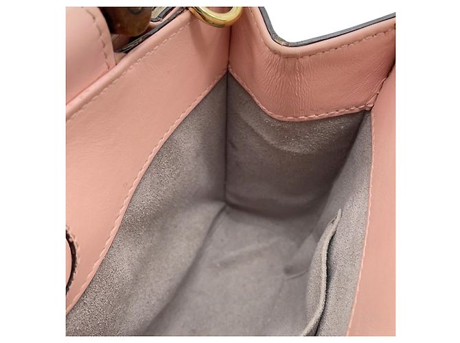 Bamboo Borsa a mano Gucci Nymphaea in pelle e bambù - vista 9