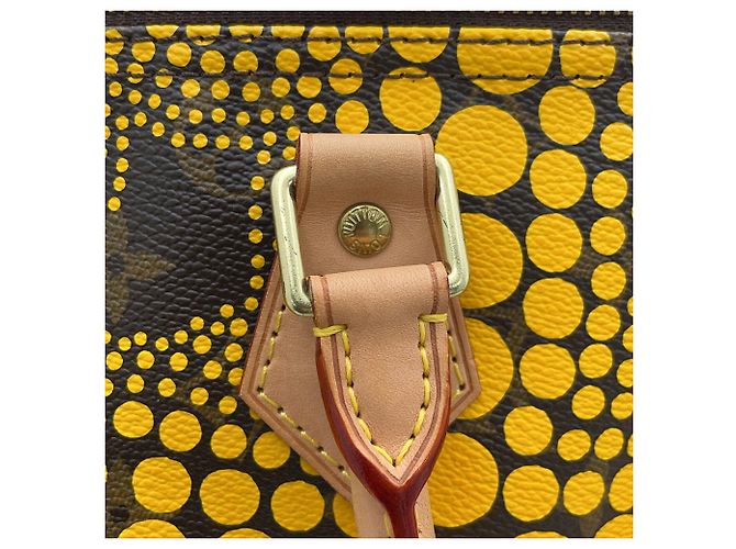 Borsa Louis Vuitton Monogram Town Pumpkin Dot Speedy 30 - vista 14