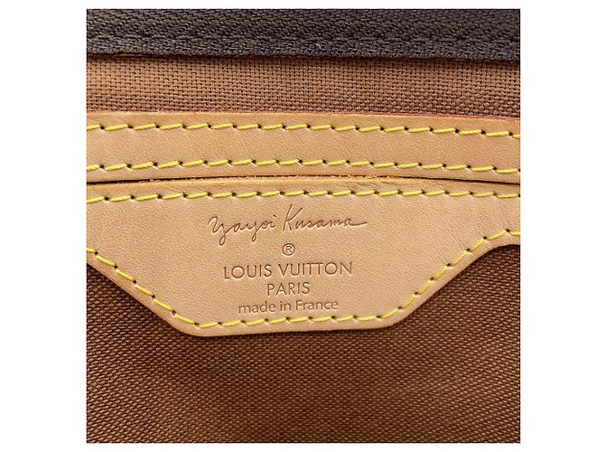 Borsa Louis Vuitton Monogram Town Pumpkin Dot Speedy 30 - vista 17