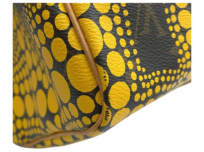 Borsa Louis Vuitton Monogram Town Pumpkin Dot Speedy 30 - vista 9