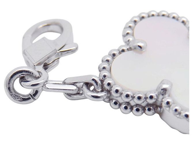 Bracciale Alhambra Van Cleef & Arpels in oro bianco 18K - vista 11