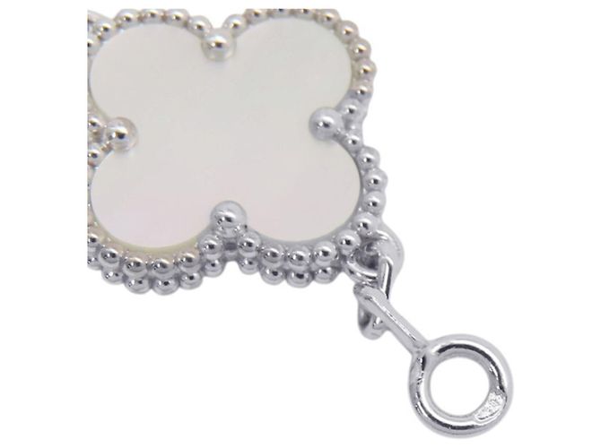 Bracciale Alhambra Van Cleef & Arpels in oro bianco 18K - vista 12