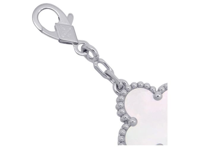 Bracciale Alhambra Van Cleef & Arpels in oro bianco 18K - vista 9