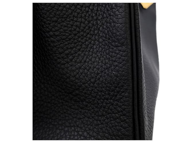 Hermès Borsa Hermes Birkin 30 in pelle Togo nera - vista 6