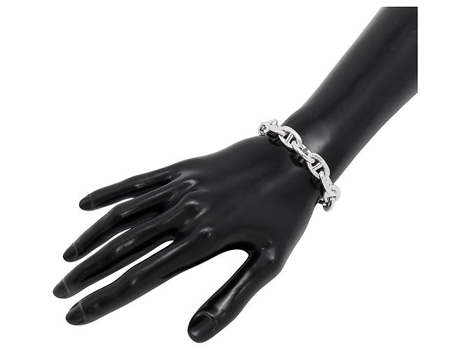 Chaîne d'ancre Hermès Bracciale con Charm Hermes Chaine d'Ancre MM - vista 3