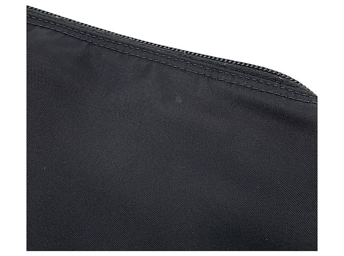 Borsa a spalla Prada in nylon nero - vista 7