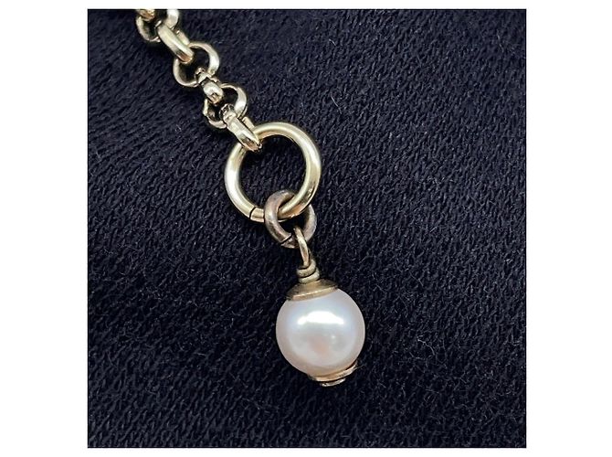 Collana Chanel Coco Mark con strass - vista 8