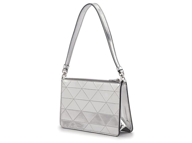Borsa a mano Prada in pelle metallizzata - vista 2