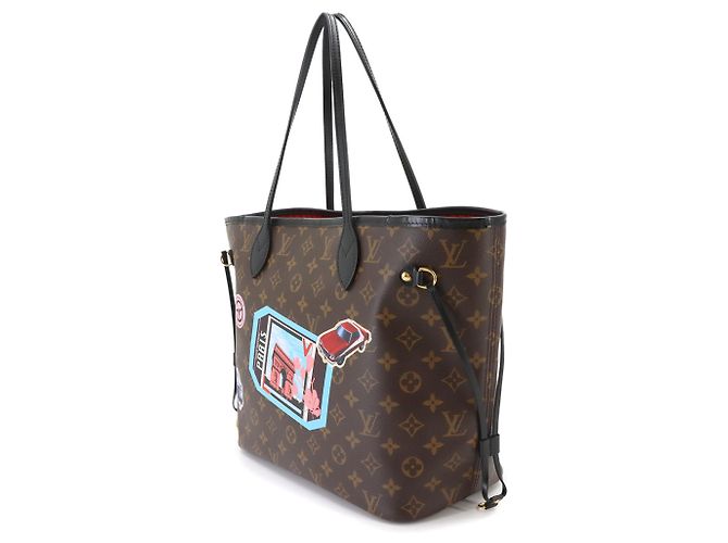 Borsa Tote Louis Vuitton Neverfull MM Monogram - vista 3