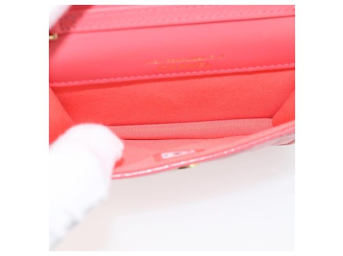 Chanel Wallet on Chain aus gestepptem Lammleder mit texturiertem CC - Ansicht 5