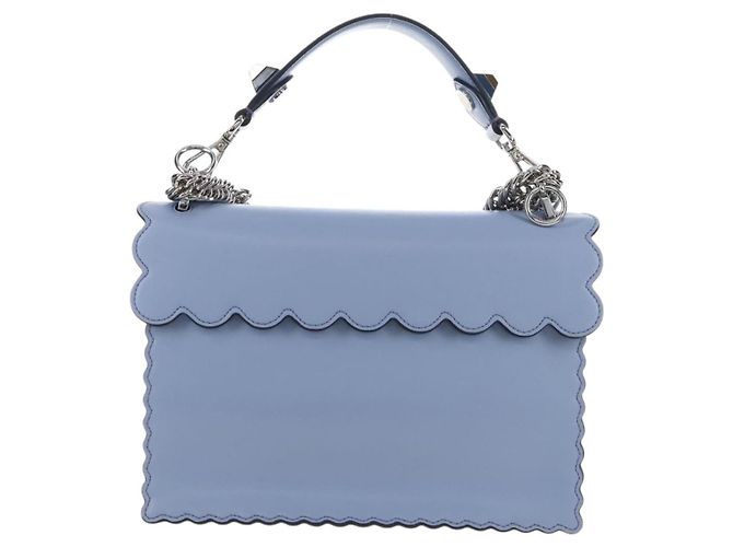 Fendi Kan I in pelle Medium - vista 2