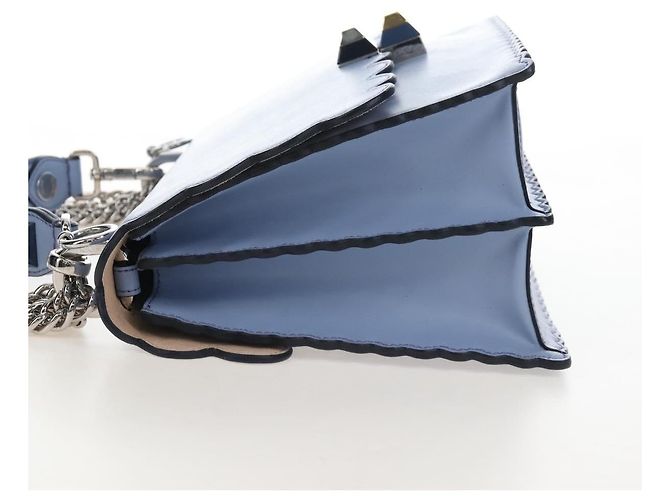 Fendi Kan I in pelle Medium - vista 3