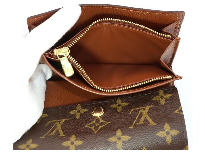 Louis Vuitton Monogram Portefeuille Alexandra Tri-fold Wallet - vista 8