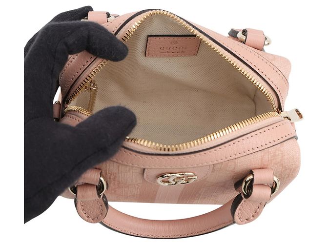 Borsa Boston Gucci Ophidia GG Supreme - vista 6