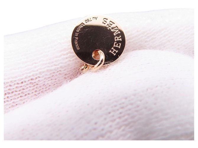 Bracciale Charm Clous Hermès in oro rosa 18K - vista 6