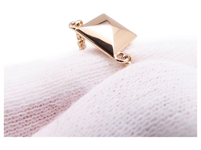 Bracciale Charm Clous Hermès in oro rosa 18K - vista 7