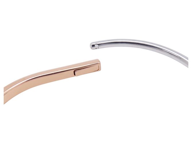 Autre Marque Bracciale con charm Tiffany & Co. in oro rosa e bianco 18K - vista 5