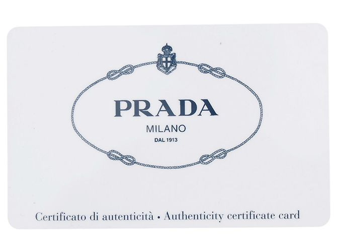 Borsa a tracolla Prada in nylon nero con triangolo - vista 15