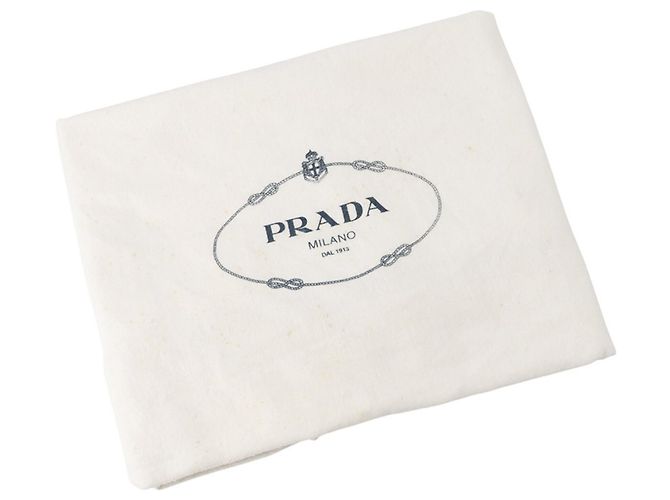 Borsa Tote Prada in nylon nero e pelle - vista 12
