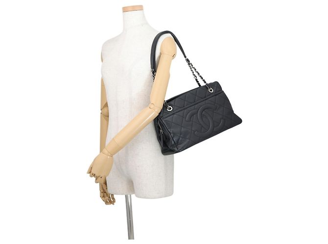 Borsa Tote con catena Chanel Matelassé - vista 4