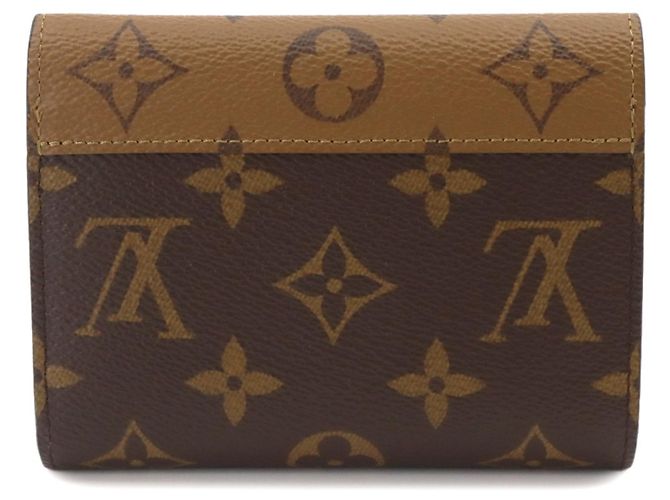 Louis Vuitton Monogram Reverse Portefeuille Victorine Tri-fold Wallet - vista 3