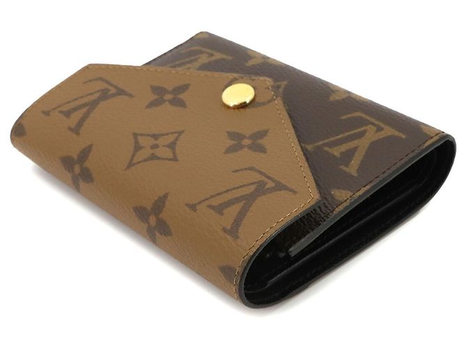 Louis Vuitton Monogram Reverse Portefeuille Victorine Tri-fold Wallet - vista 4