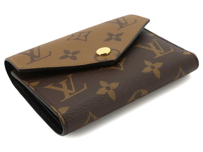 Louis Vuitton Monogram Reverse Portefeuille Victorine Tri-fold Wallet - vista 5
