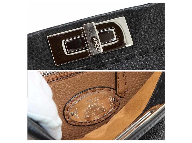 Borsa Fendi Selleria Peekaboo Regular - vista 8