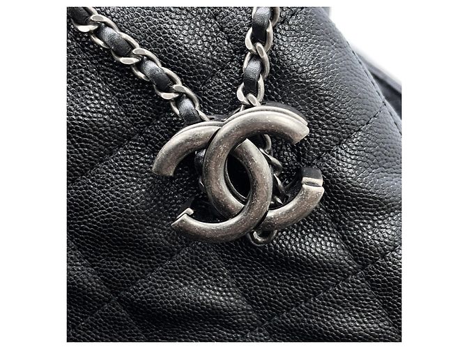 Chanel Large Coco Mark Shopper aus Kaviarleder - Ansicht 10