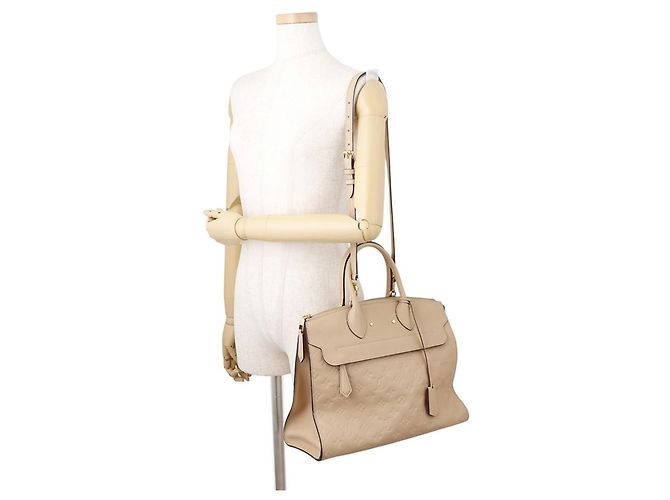 Borsa Louis Vuitton Monogram Empreinte Pont Neuf GM - vista 5