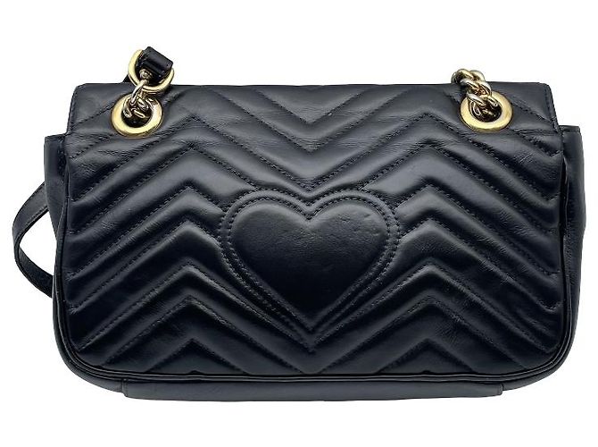 Gucci GG Marmont Flap Matelasse Leather Medium - vista 2